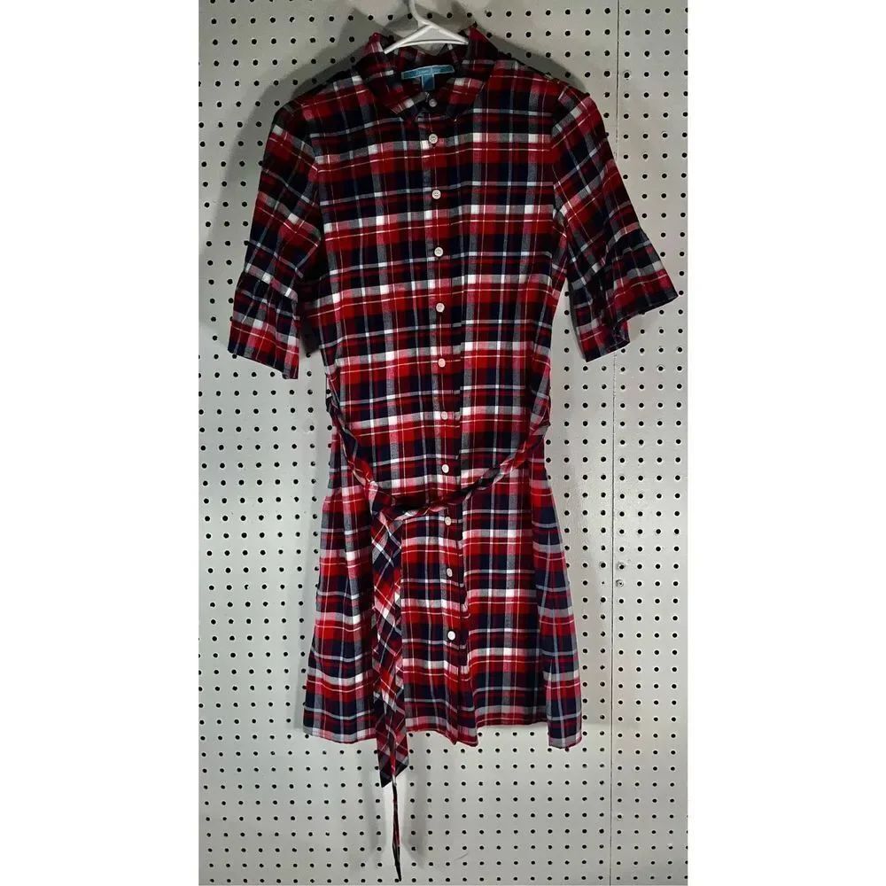 Draper James plaid dress